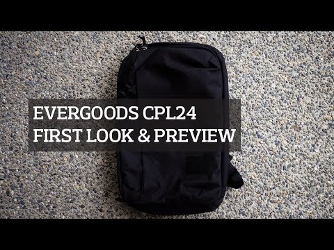 EVERGOODS CPL24 (Civic Panel Loader 24L) Backpack First Look &amp; Preview