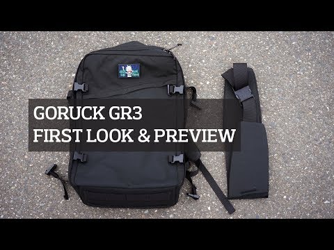 GORUCK GR3 Travel Backpack First Look &amp; Preview