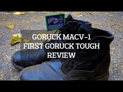 GORUCK MACV-1 Boots First GORUCK Tough Review