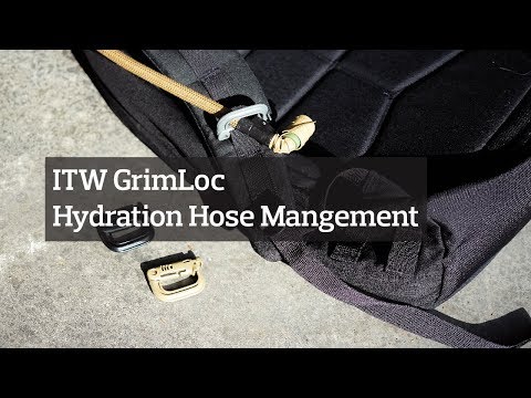 ITW GrimLoc Hydration Hose Management For GORUCK, Rucking, and Hiking