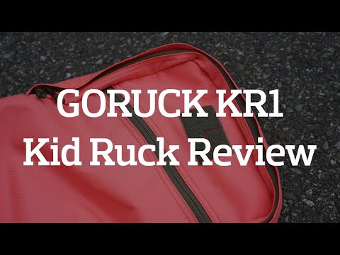 GORUCK KR1 Kid Ruck Backpack Review