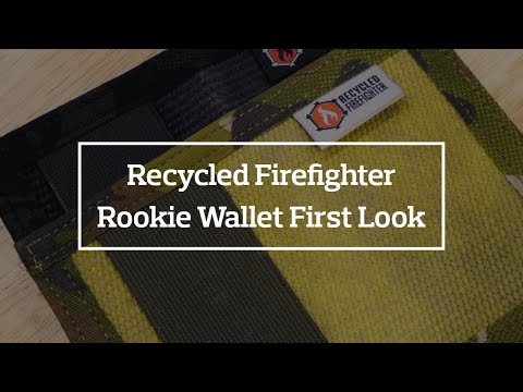 Recycled Firefighter Rookie Minimalist Wallet First Look + Giveaway