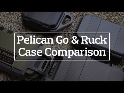 Pelican GO and RUCK Case Comparison (G10 vs G40 vs R20 vs R40)