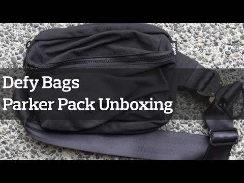 Defy Bags Parker Pack Waxed Canvas Unboxing &amp; Preview