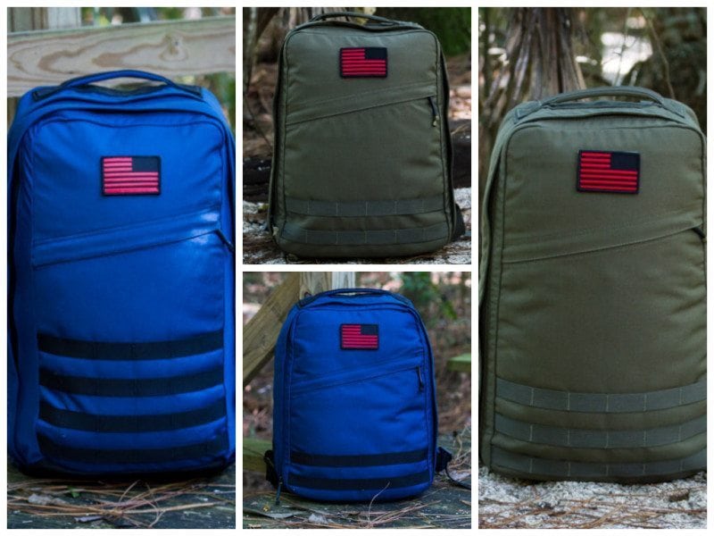 Ranger Green and Navy Blue Rucks