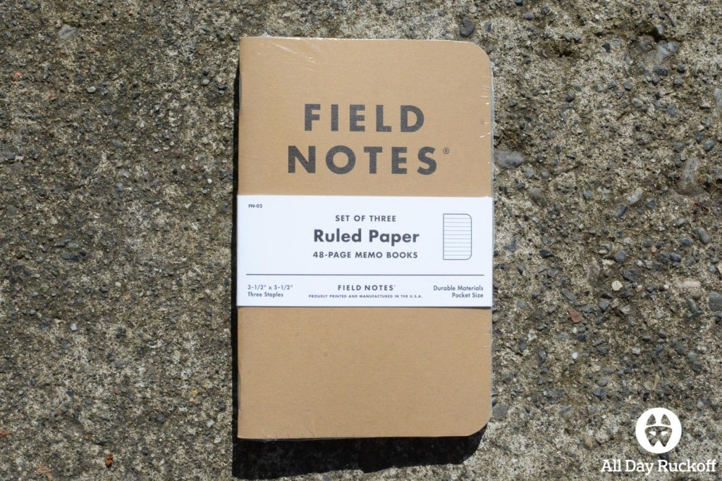 Field Notes Kraft Ruled Paper (3 Pack) All Day Ruckoff