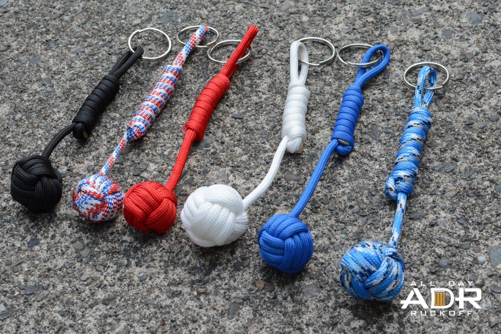 Paracord Handles and Key Fobs - All Day Ruckoff