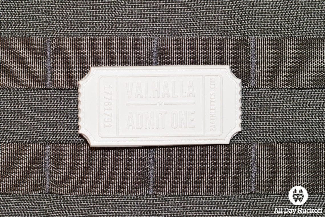 Valhalla Ticker Walhalla PVC Patch - LA PATCHERIA