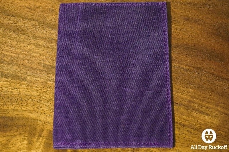 Waxed Canvas Notebook Cover All Day Ruckoff