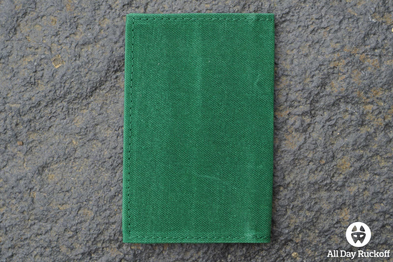 Waxed Canvas Notebook Cover All Day Ruckoff