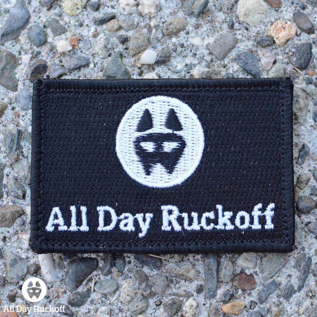 ADR Dog Rectangle Patch - All Day Ruckoff
