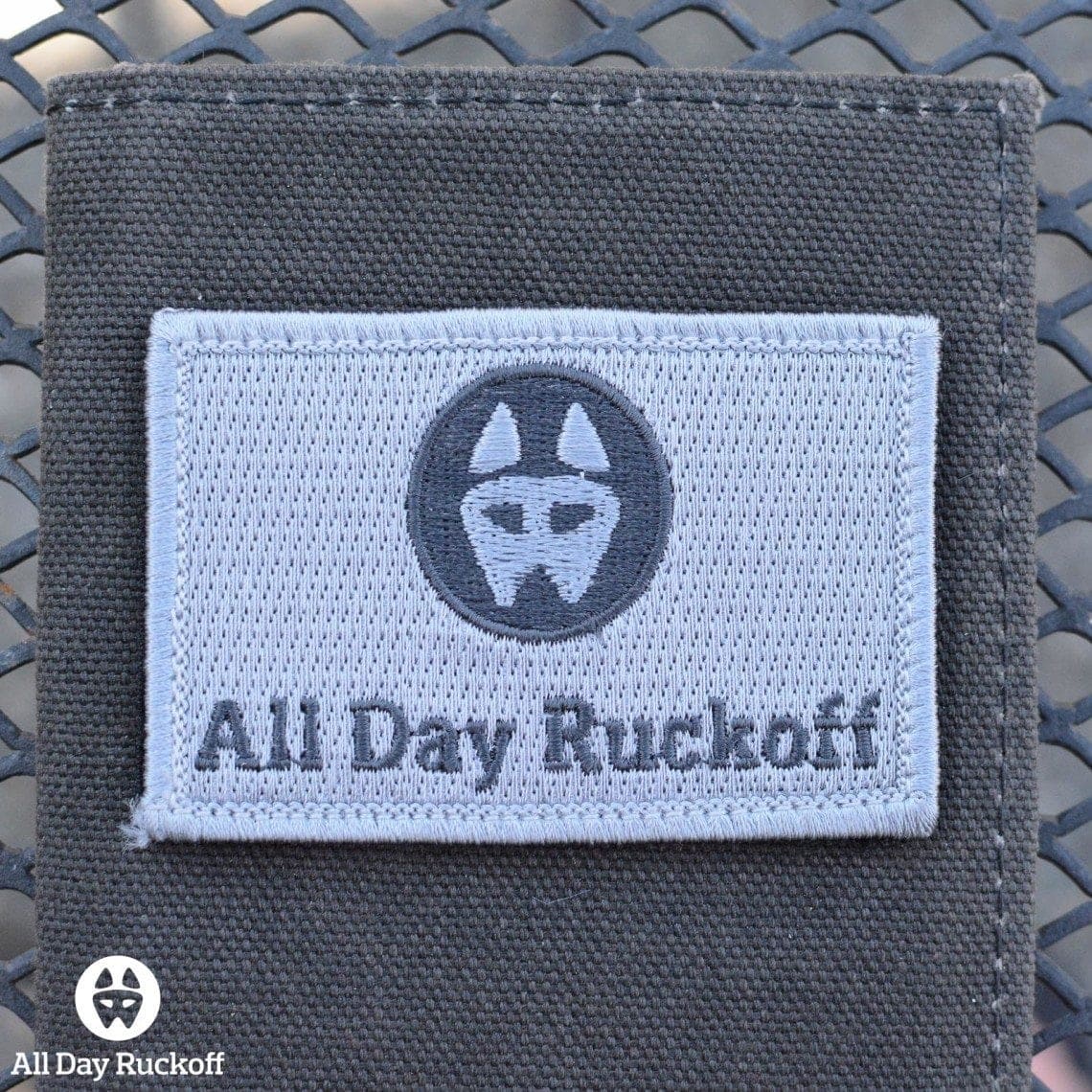 ADR Dog Rectangle Patch - All Day Ruckoff