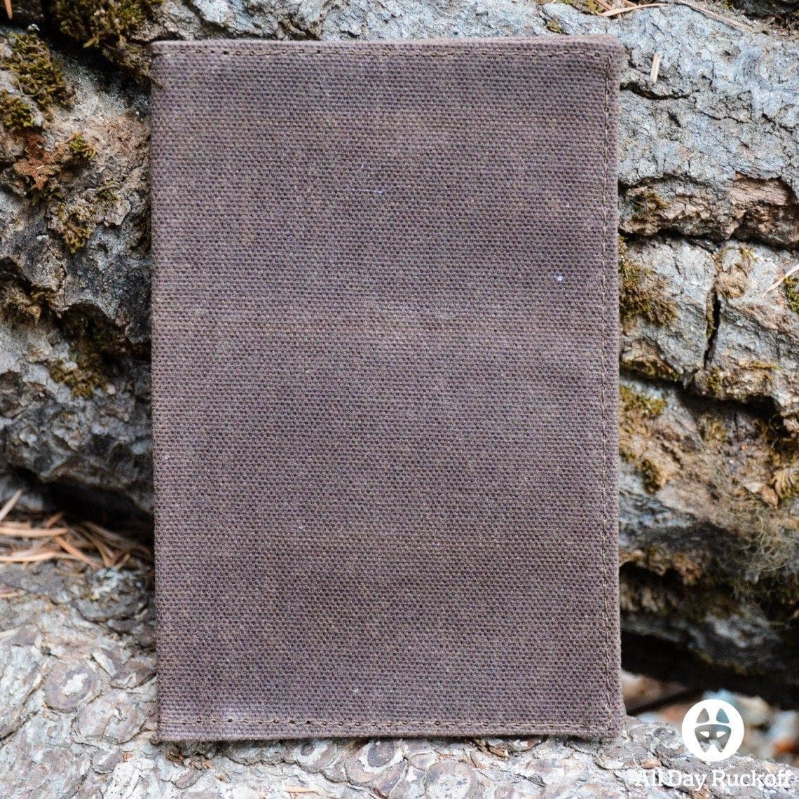 Waxed Canvas Notebook Cover All Day Ruckoff