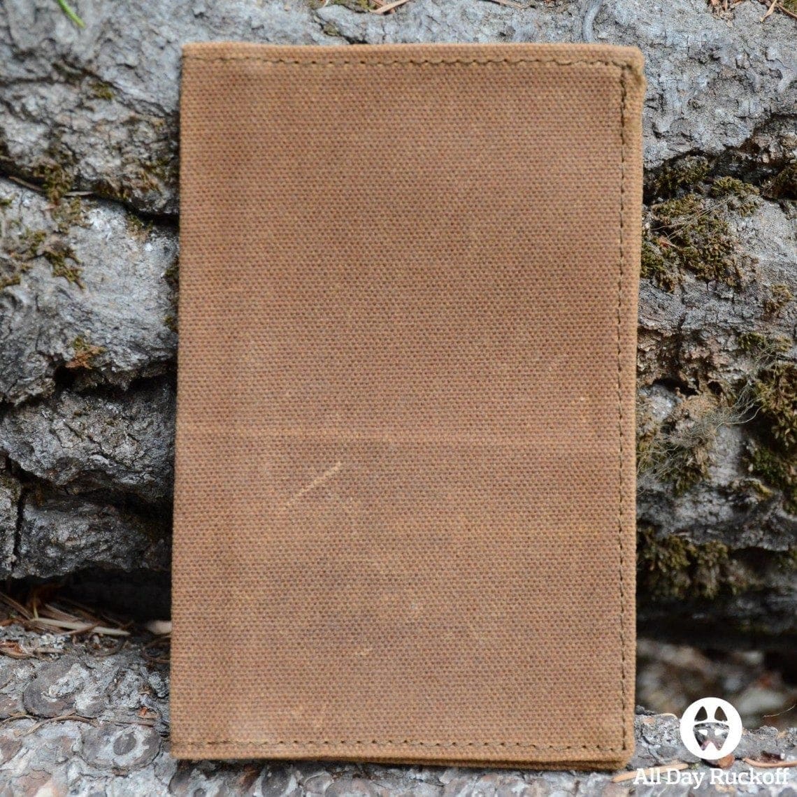 Waxed Canvas Notebook Cover All Day Ruckoff
