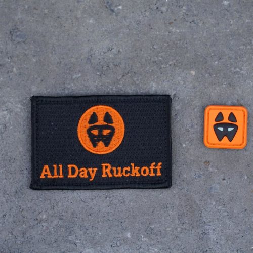 ADR Dog Rectangle Patch - All Day Ruckoff
