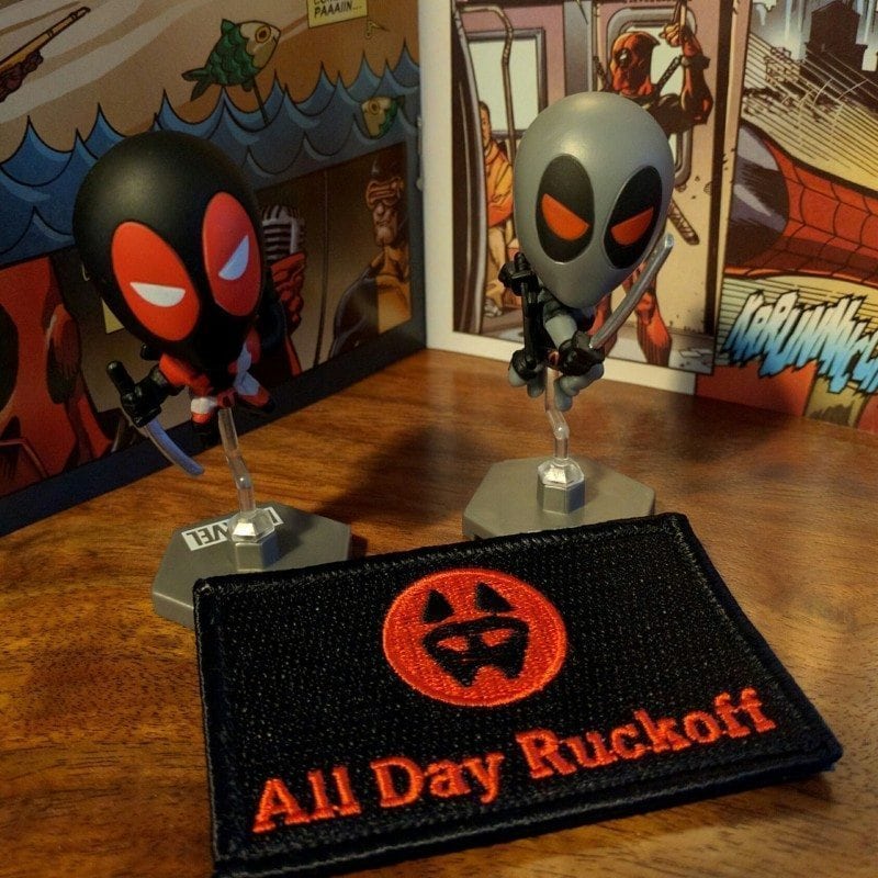 ADR Dog Rectangle Patch - All Day Ruckoff