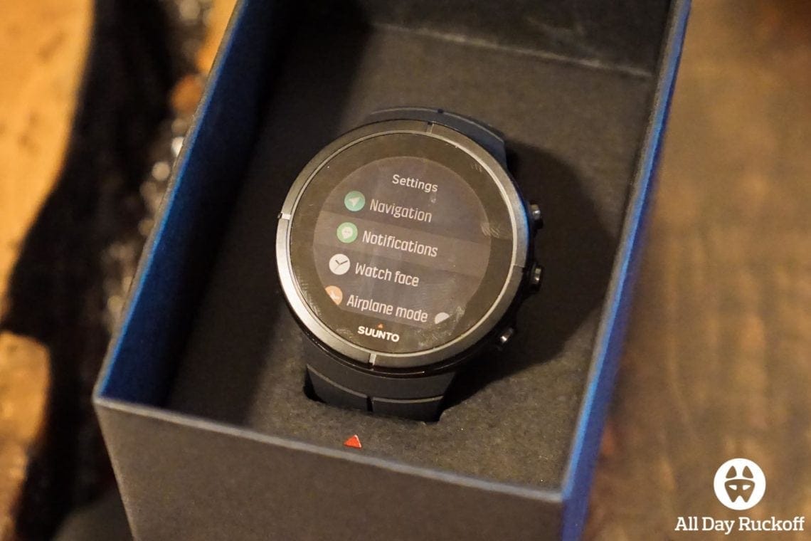 suunto spartan switch off