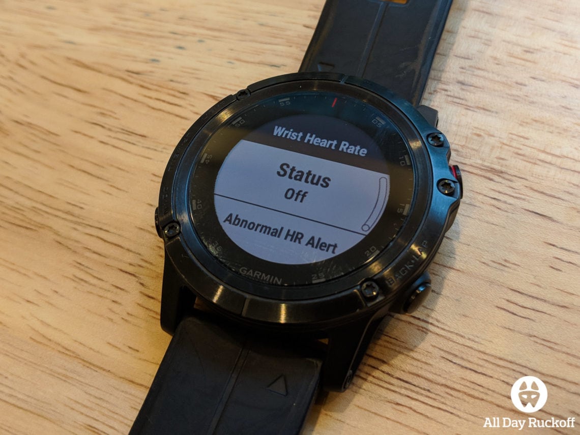 setting up garmin fenix 5 plus