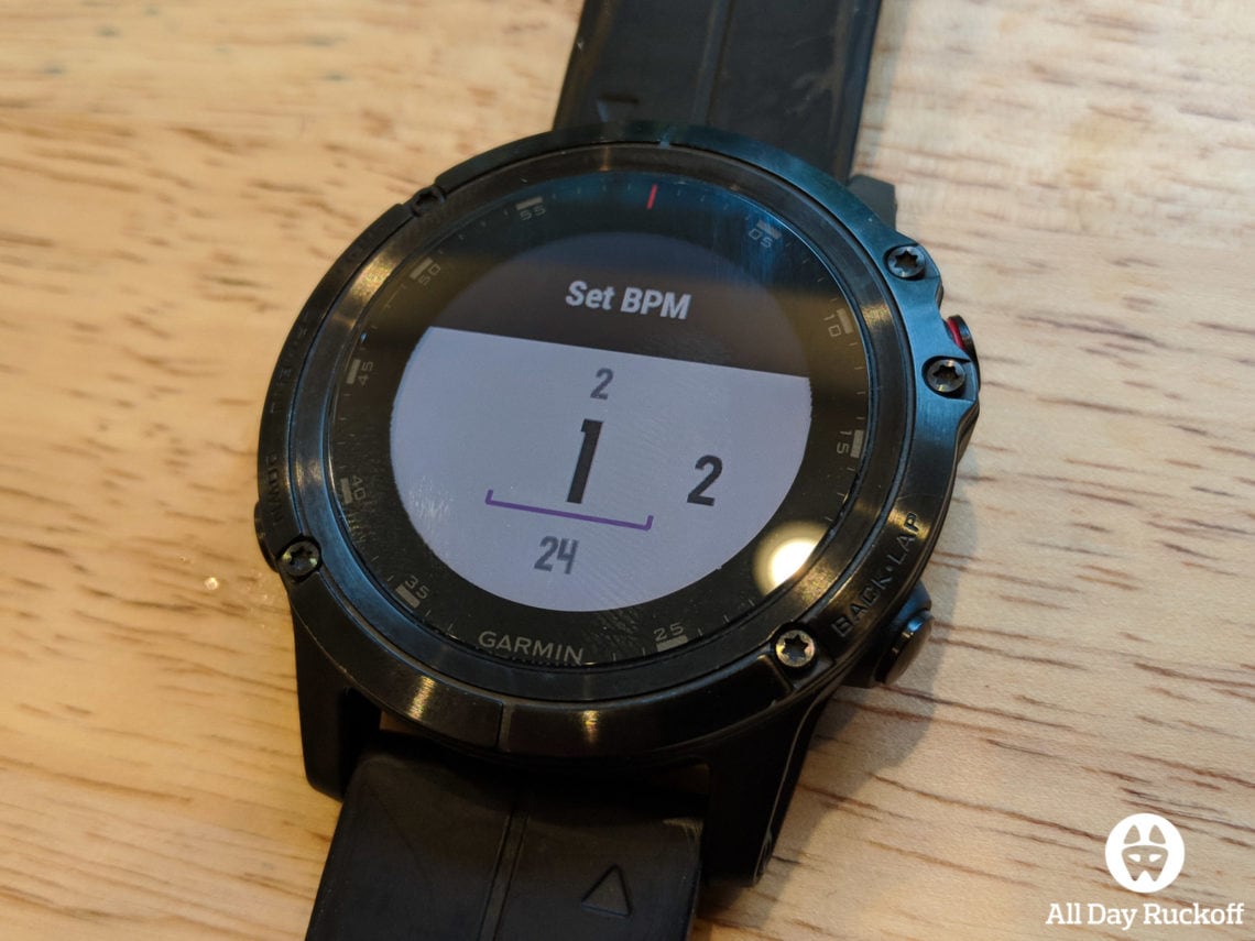 setting up garmin fenix 5 plus