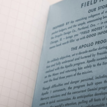 Field Notes Three Missions Paper