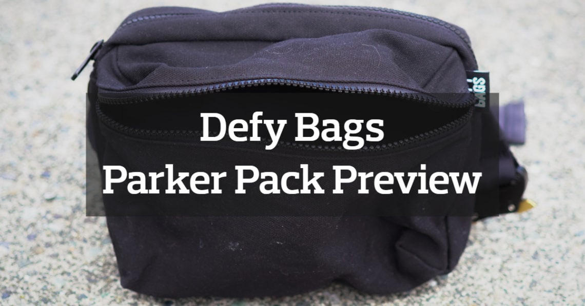 Defy Bags Parker Pack (Waxed Canvas) Preview - All Day Ruckoff