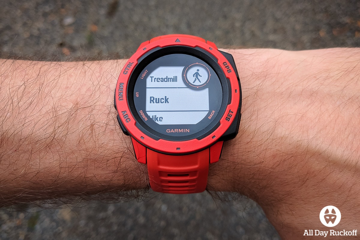 Garmin Instinct GPS Watch InDepth Review All Day Ruckoff