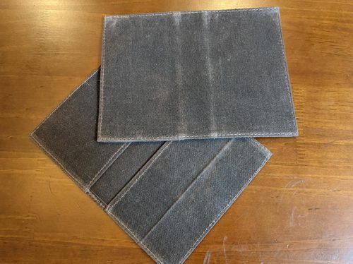 Waxed Canvas Notebook Cover B Grade - Chocolate 02