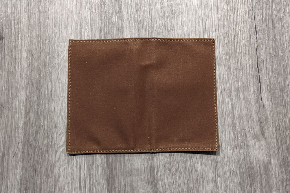 Army Duck Waxed Canvas Notebook Cover All Day Ruckoff