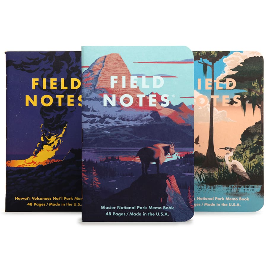 Field Notes "National Parks" Limited Edition Notebooks (Series F) All
