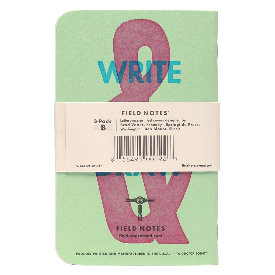 Field Notes "United States of Letterpress" Limited Edition Notebooks