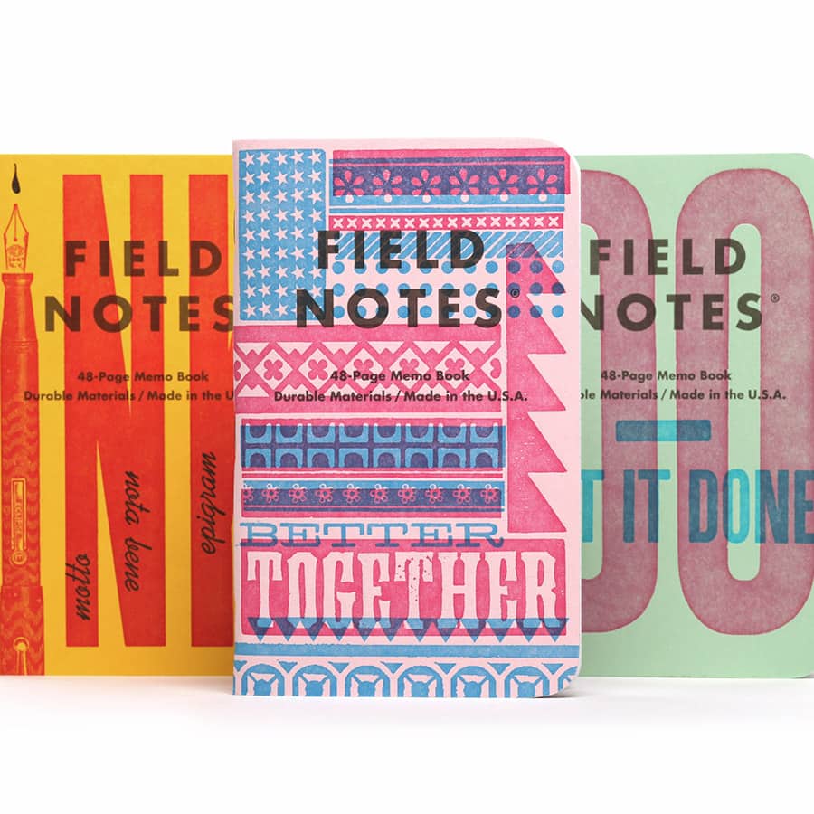 Field Notes "United States of Letterpress" Limited Edition Notebooks