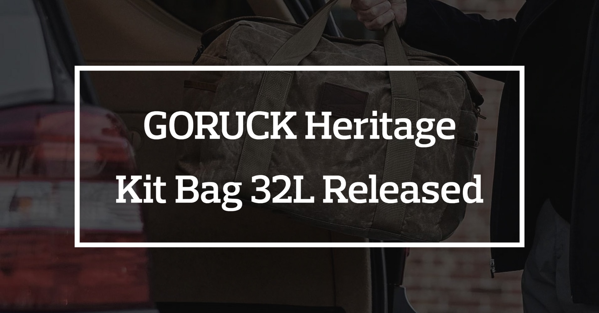 GORUCK Heritage Kit Bag 32L Released LaptrinhX / News